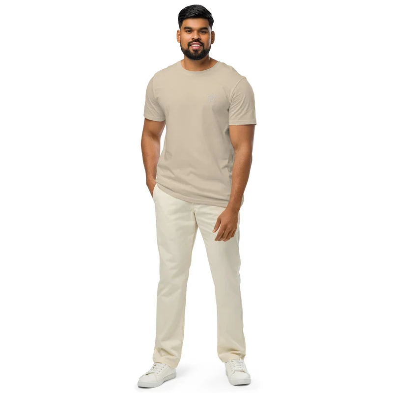 Seestern - Unisex Bio-T-Shirt (hochwertige Stickerei)