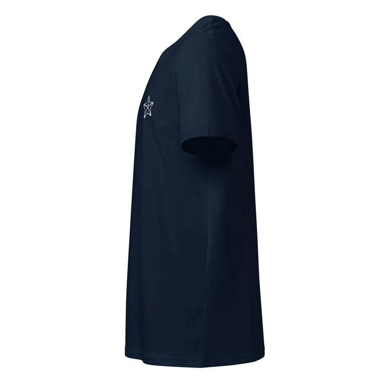 Seestern - Unisex Bio-T-Shirt (hochwertige Stickerei)