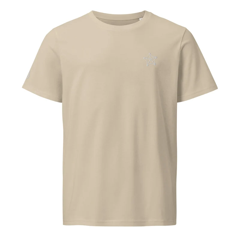 Seestern - Unisex Bio-T-Shirt (hochwertige Stickerei)