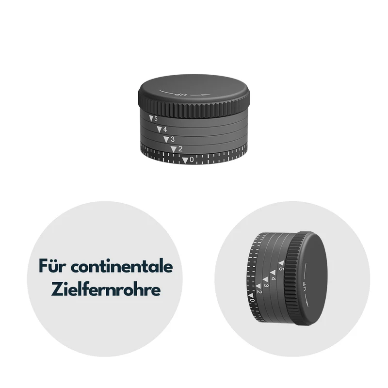 Vector Optics SCCON-HBT balistischer Turm für Continental Hunting Zielfernrohre