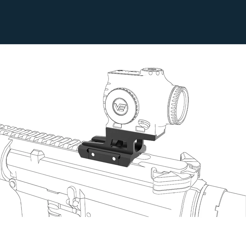 Vector Optics SCPSM-03 Cantilever Riser Mount für Paragon Prism Scopes