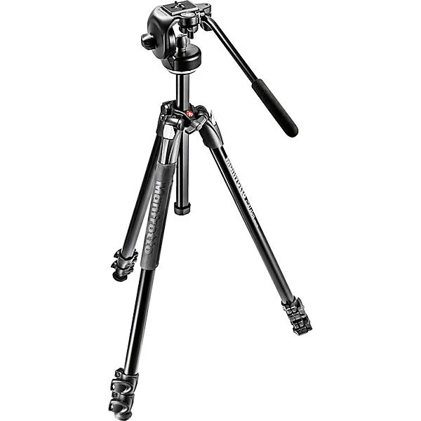 Manfrotto 290 Xtra Fluid Video Head Tripod Kit
