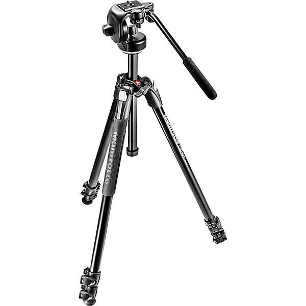 Manfrotto 290 Xtra Fluid Video Head Tripod Kit