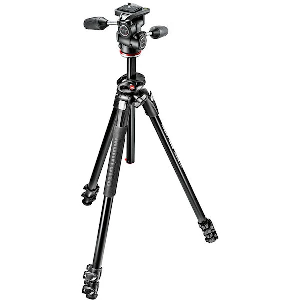 Manfrotto 290 Dual 3-Way Head Tripod Kit