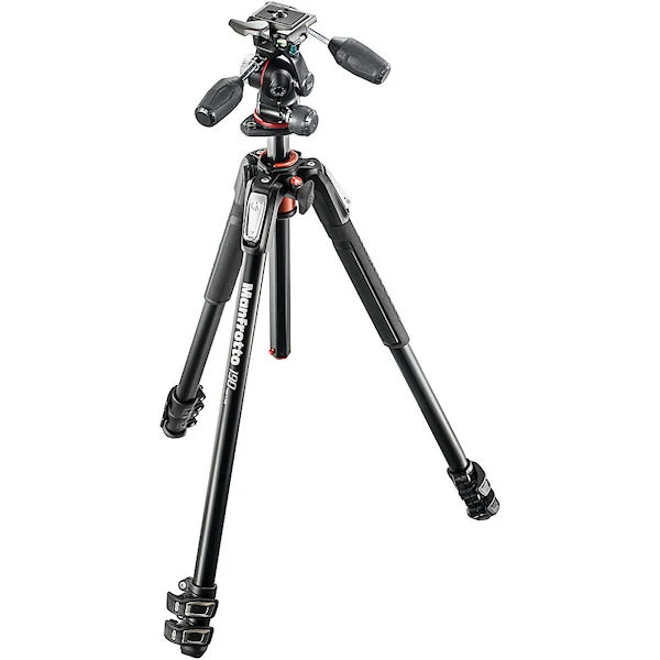 Manfrotto MK190XPRO3-3W Aluminum Tripod Kit