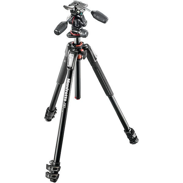 Manfrotto MK190XPRO3-3W Aluminum Tripod Kit