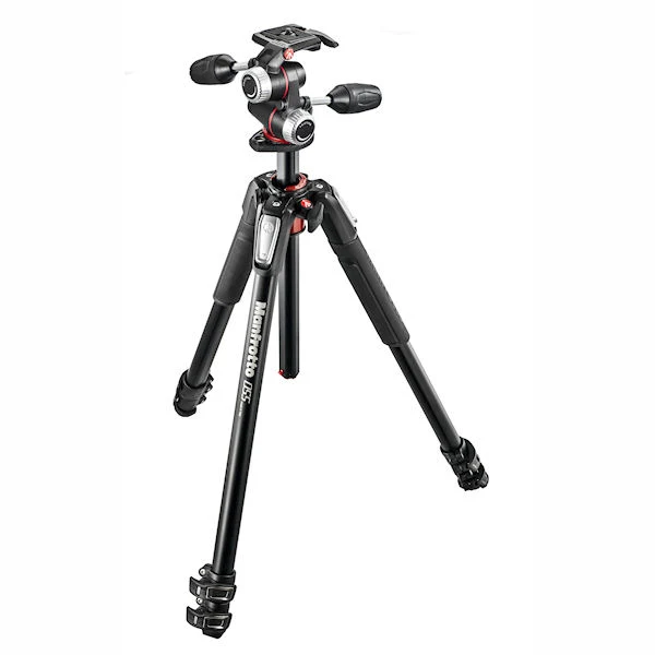 Manfrotto MK055XPRO3-3W Aluminum Tripod Kit - 3 Section with 3-Way Head