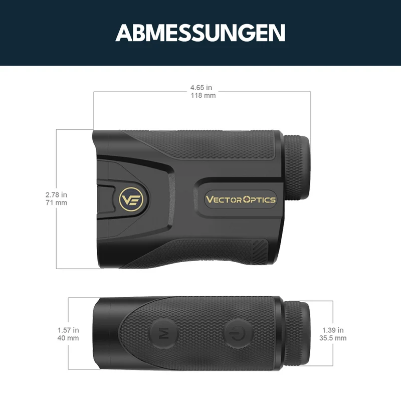 Vector Optics SCRF-S24 Paragon 7x25 GenIII Digital Balistic BDC Entfernungsmesser