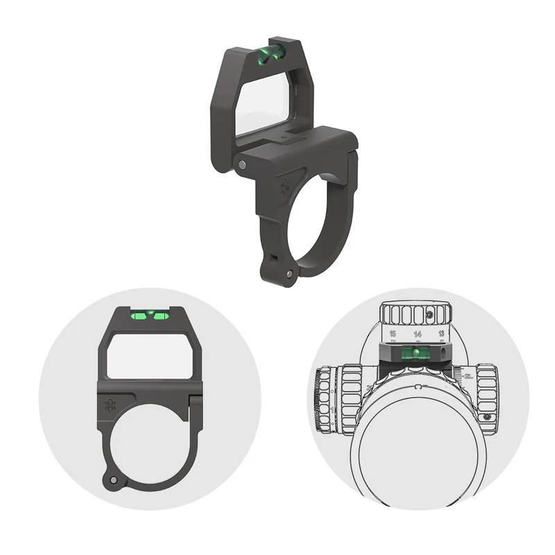 Vector Optics Turm-Lupe mit Wasserwaage für 30mm und 34mm Tubus