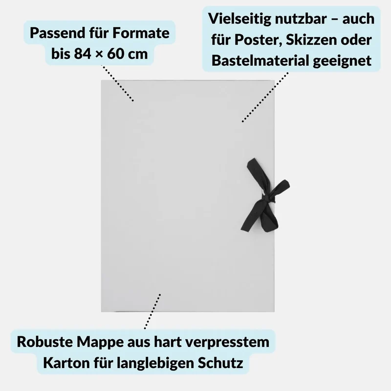 Flatlay Mappe für 84x60 cm Fotohintergründe