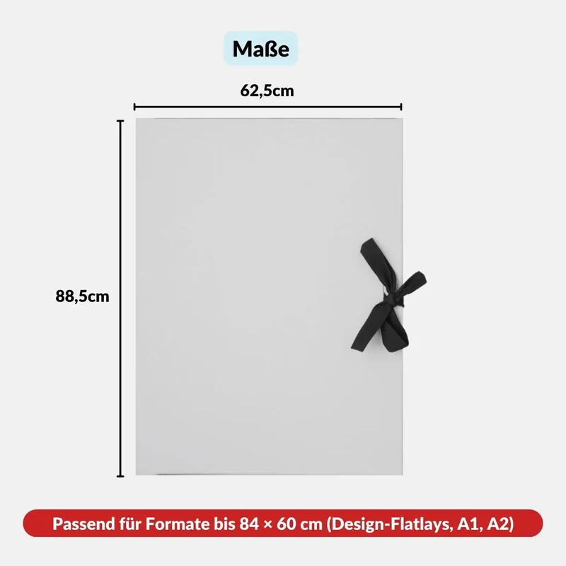 Flatlay Mappe für 84x60 cm Fotohintergründe