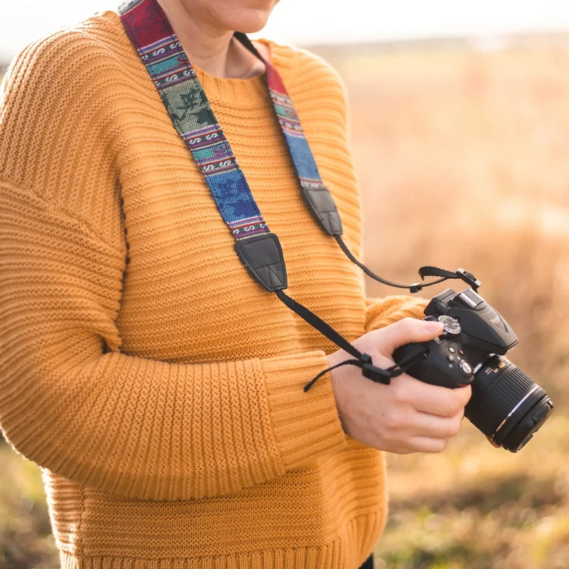 Kameragurt Inka - modischer Tragegurt, 85-110cm verstellbar