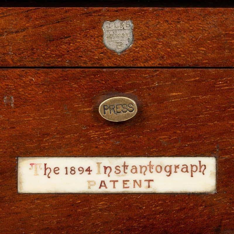 The 1894 Instantograph PATENT