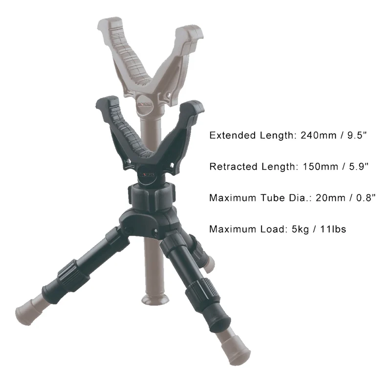 Vector Optics RSGR-06 20-26cm Tripod zur Gewehrauflage