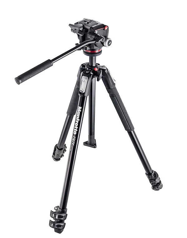 Manfrotto MK190X3-2W Aluminum 3 Section Tripod Kit
