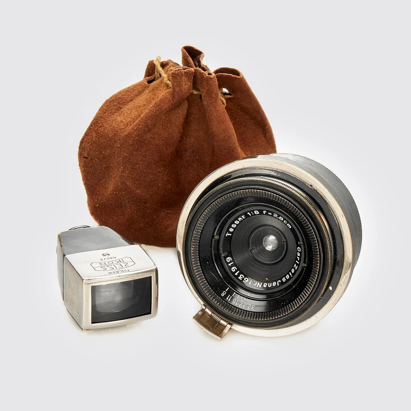 Tessar 8/2.8cm Black/Nickel + Finder