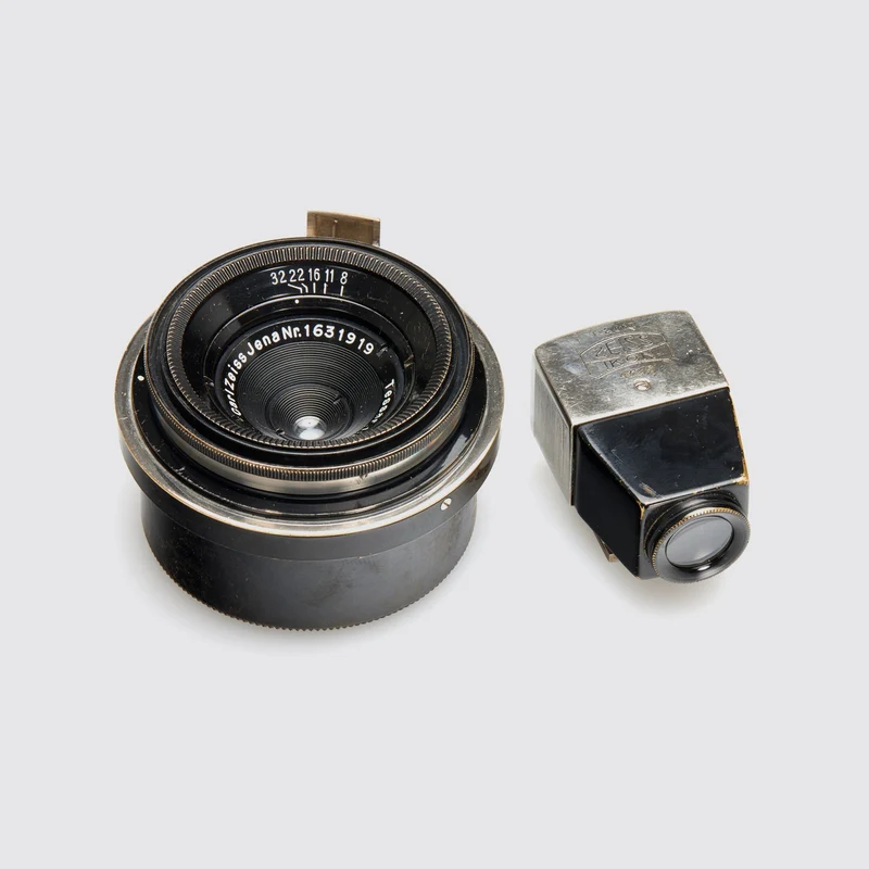 Tessar 8/2.8cm Black/Nickel + Finder