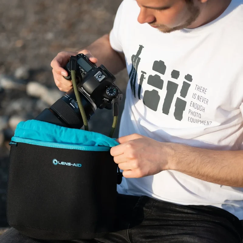 Neopren Kamerabeutel mit Fleece-Fütterung