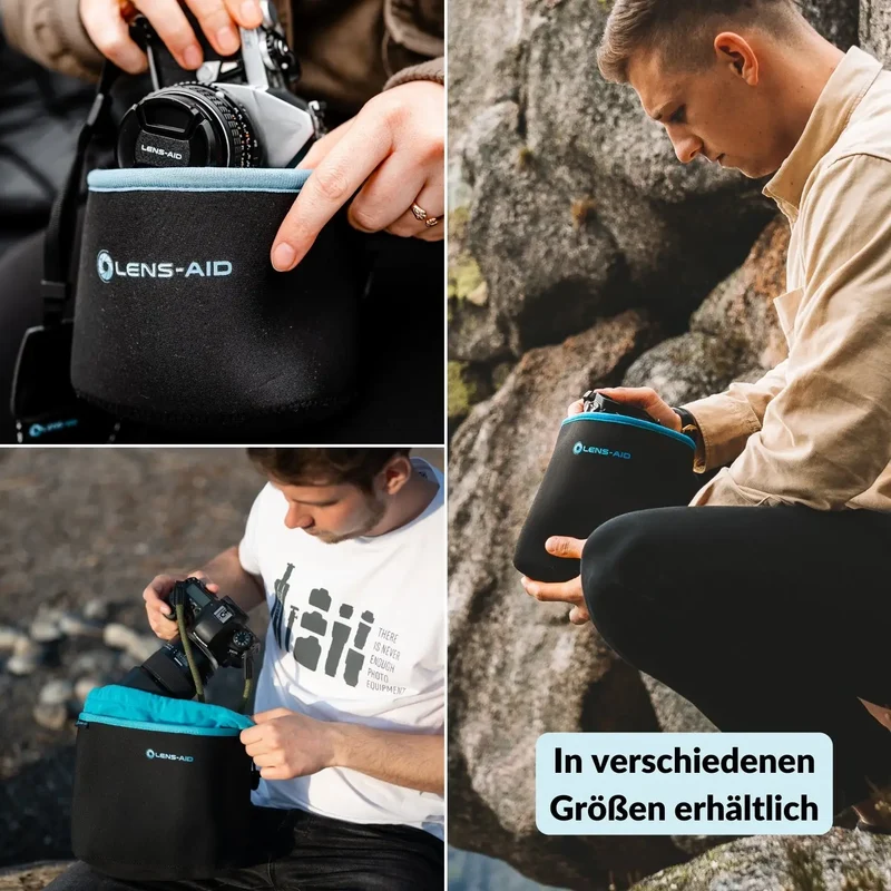 Neopren Kamerabeutel mit Fleece-Fütterung