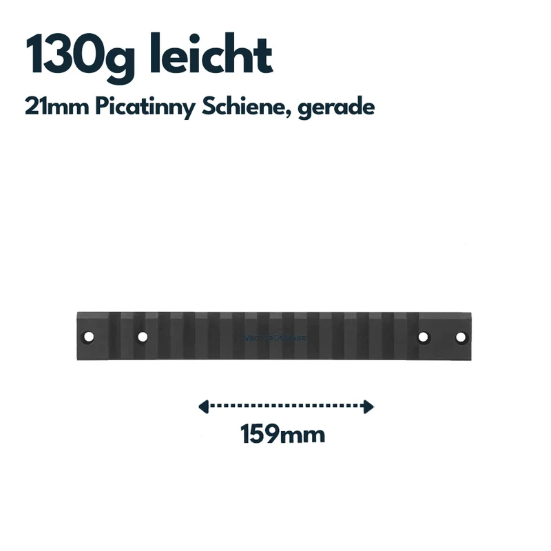 Vector Optics SCRA-63 159mm 20MOA Stahl Picatinny Schiene für Remington 700 long Action