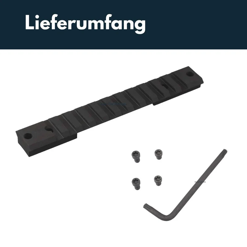 Vector Optics SCRA-64 Stahl 138mm Picatinny Schiene für verschiedene Remington und CZ Modelle