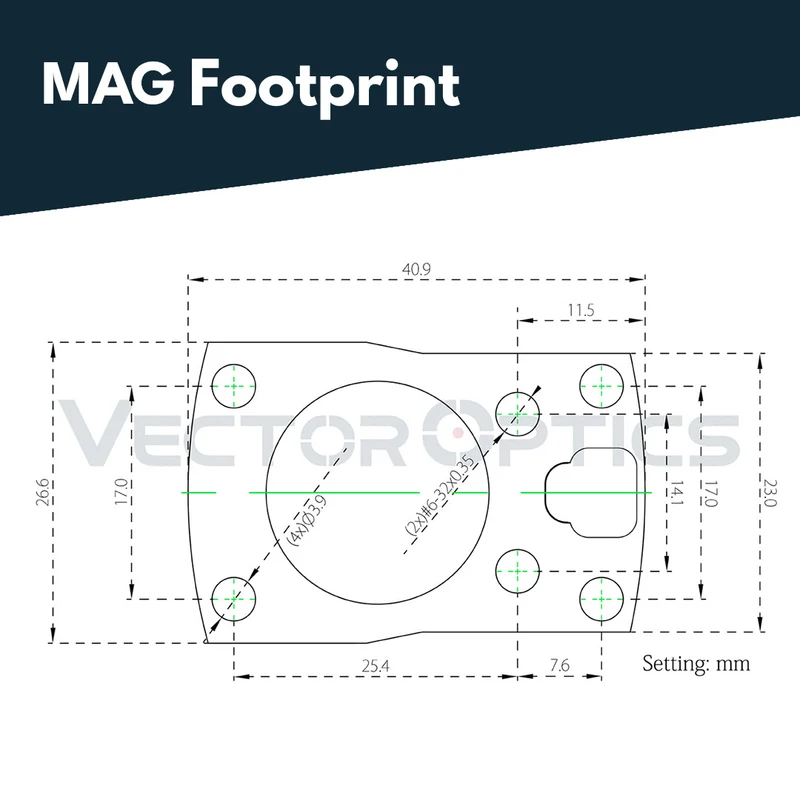 Vector Optics SCRD-M43 Frenzy-S FU 1x17x24 MOS Multi Reticle