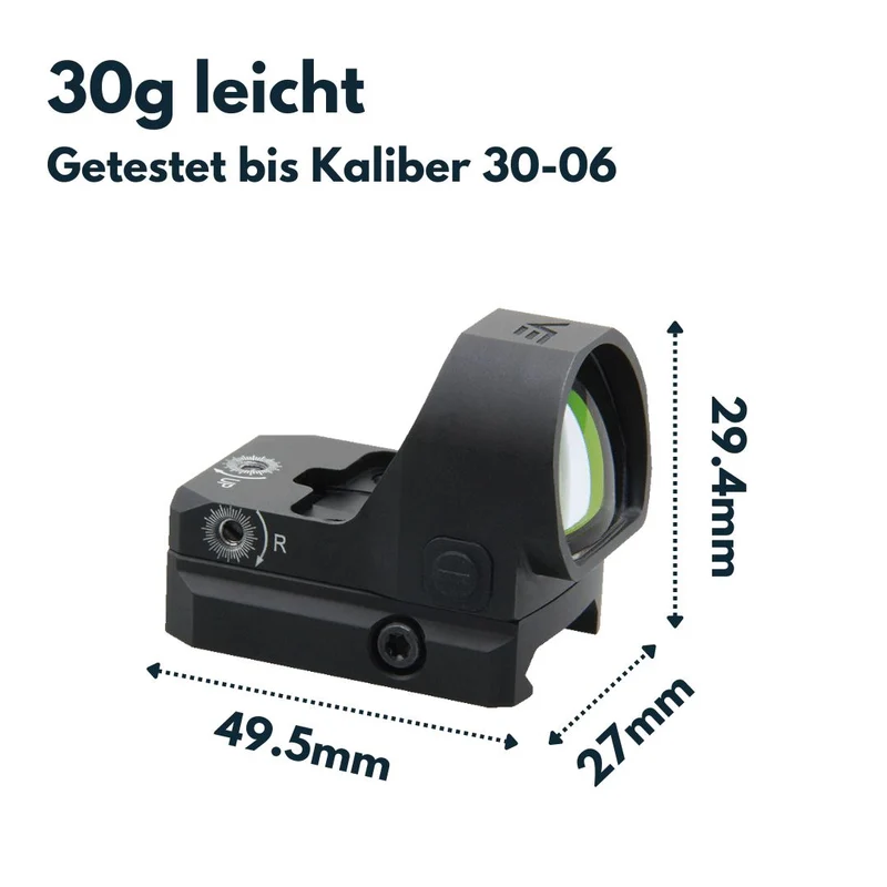 Vector Optics SCRD-M36 Frenzy-X FLEX 1x22x26 MOS Multi Reticle