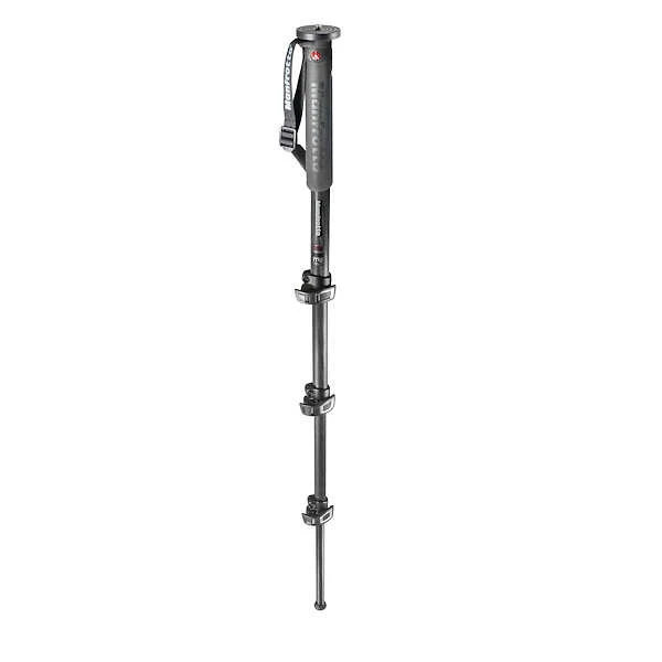 Manfrotto Xpro Monopod Plus Carbon Fiber 4 Section