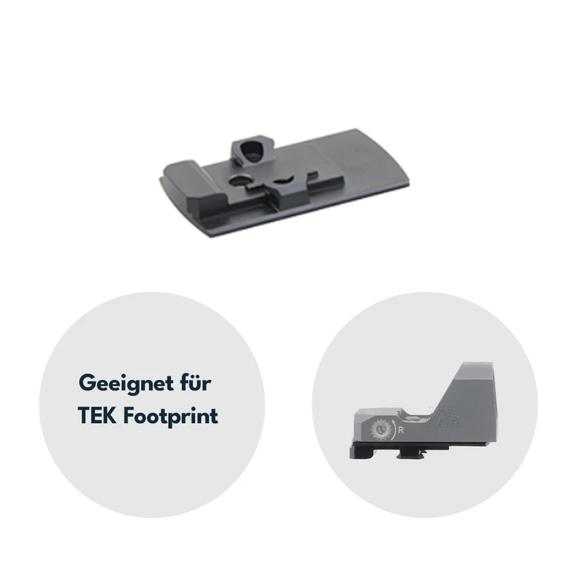 Vector Optics VMPM-02 VeWar Montageplatte mit TEK Footprint für Marui Airsoft