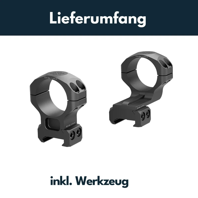 Vector Optics Cantilever Montageringe 30mm (h=32mm)