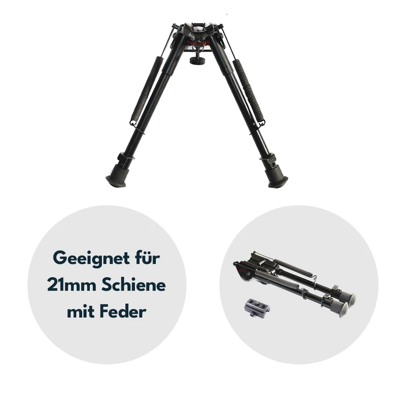 Vector Optics Rokstad Bipod aus hochwertigem Aluminium in verschiedenen Höhen