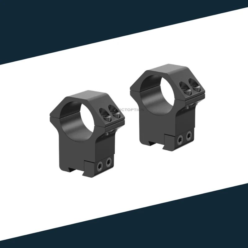 Victoptics Montageringe aus Aluminium für 11mm Schiene und 25,4mm Tubus in verschiedenen Höhen