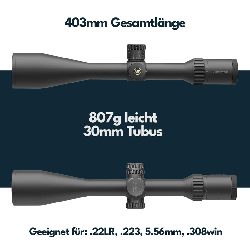 Vector Optics SCOL-TE52 Continental 6-48x56ED SFP MOA