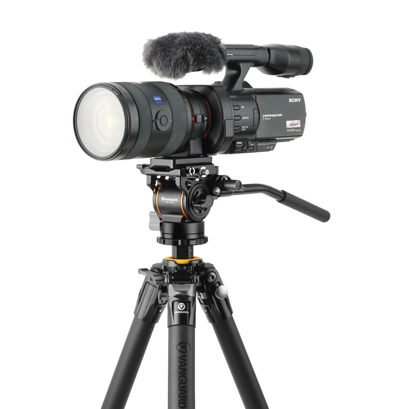 Vanguard Veo 5 264AV14 - Trípode de vídeo de aluminio, rótula Veo PV-14