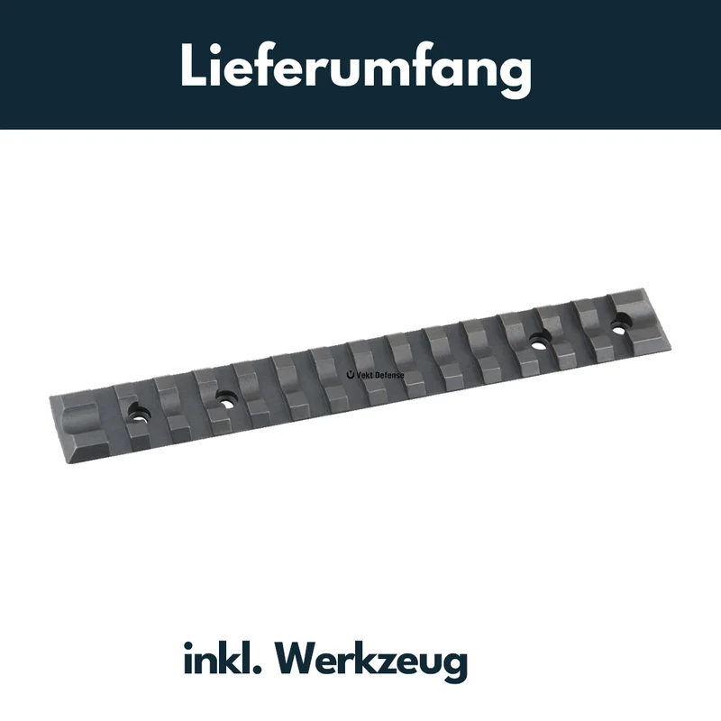 Vector Optics SCTIK-01 Stahl Picatinny Schiene für Tikka T3 156mm