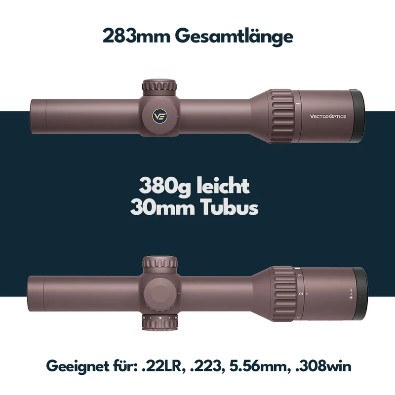 Vector Optics SCOC-46 Continental x6 1-6x24 Coyote FDE