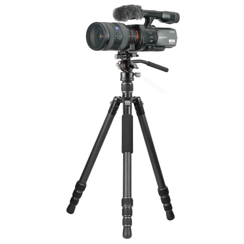 Vanguard Vesta GO 264CV12 - Trípode de viaje de carbono, rótula de vídeo