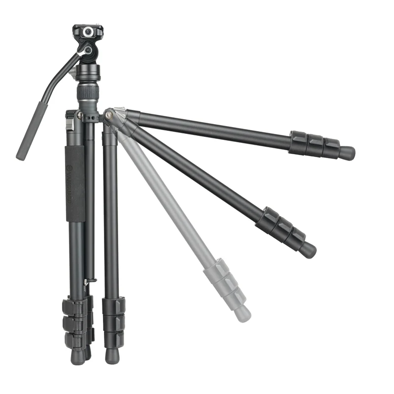 Vanguard Vesta GO 264AV12 - Trípode de viaje de aluminio, rótula de vídeo