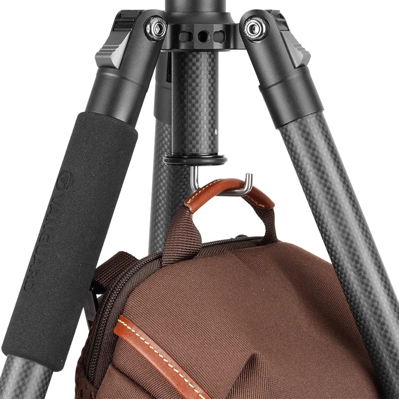 Vanguard Vesta GO 234CV10 - Trípode de viaje de carbono, rótula de vídeo