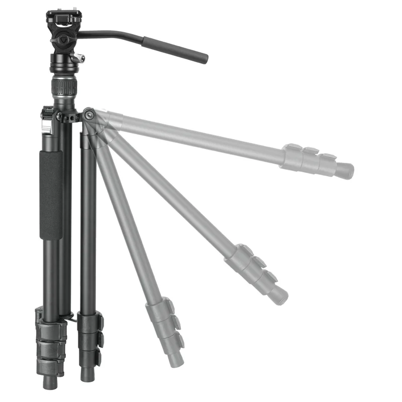 Vanguard Vesta GO 234AV10 - Trípode de viaje de aluminio, rótula de vídeo