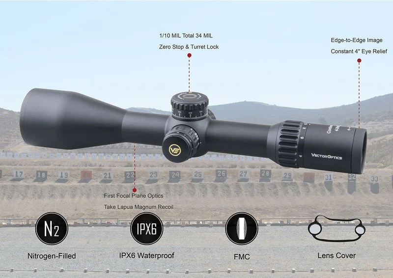 Vector Optics SCFF-29 Continental x6 4-24x56FFP VCT-34