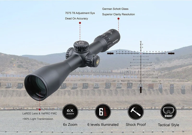 Vector Optics SCFF-29 Continental x6 4-24x56FFP VCT-34