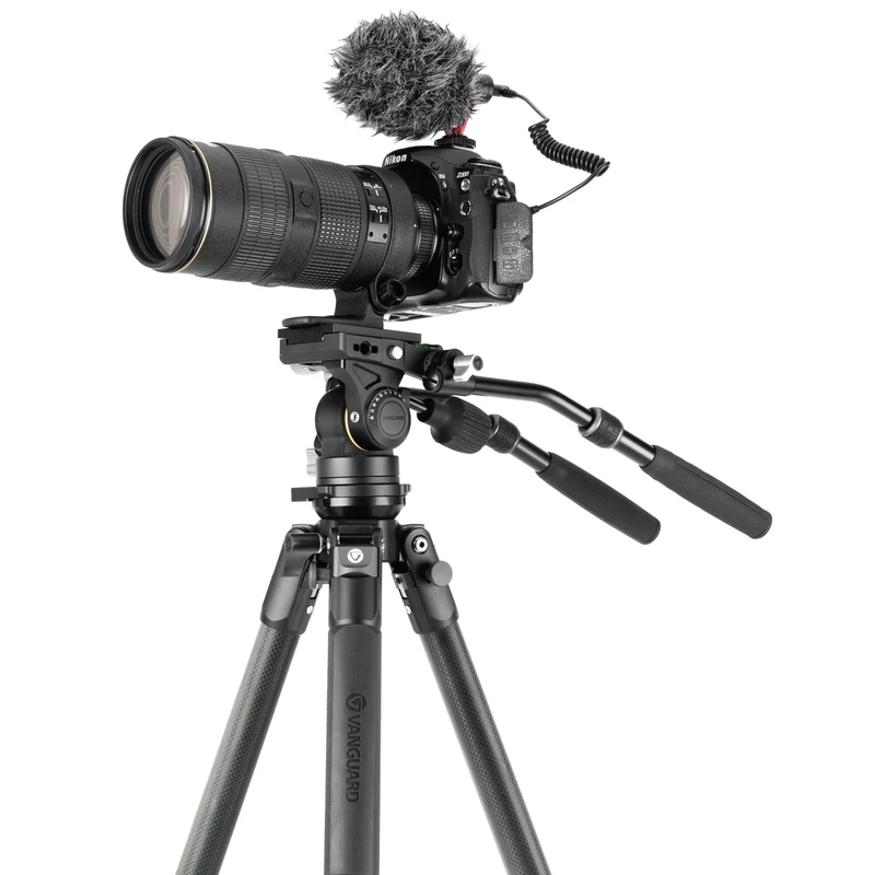 Vanguard Alta Pro 3VL 303CV18 - Trípode de vídeo de carbono, rótula Veo PV-18