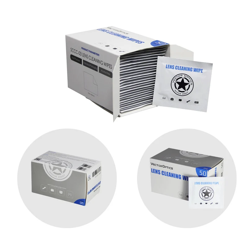 Vector Optics SCCC-03 Feuchte Reinigungstücher (50Stk)