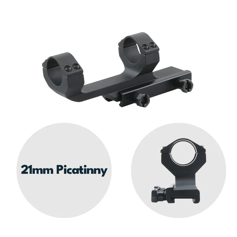 Vector Optics SCTM-63 Blockmontage für 25,4mm Tubus, 21mm Picatinny/Weaverl, h=38mm
