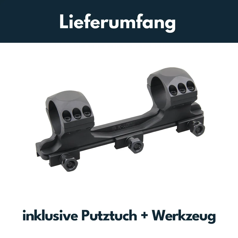 Vector Optics XASR-3010 X-Accu Blockmontage für 30mm Tubus, 21mm Picatinny, h= 32mm