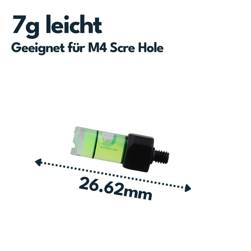 Vector Optics SCACD-22 Wasserwaage zum anschrauben an XASR-Montagen