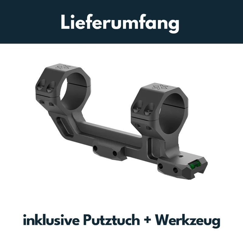 Vector Optics SCACD-25 Blockmontage mit eingebauter Wasserwaage für 11mm Schiene