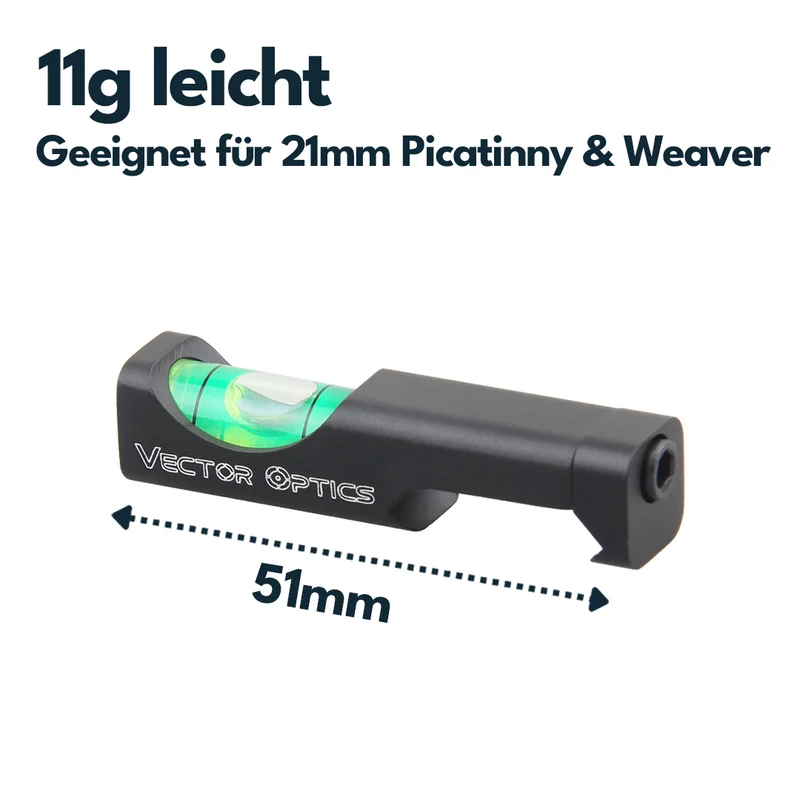 Vector Optics SCACD-20 Wasserwaage zur Montage an 21mm Weaver
