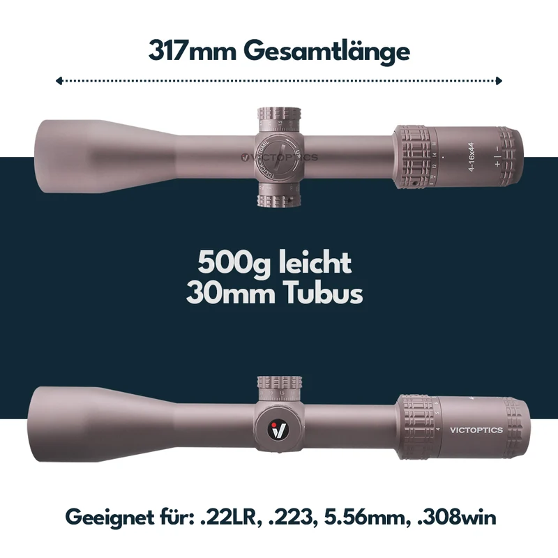Victoptics OPSL26 S4 4-16x44 Coyote FDE